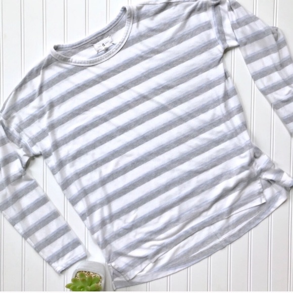 •Lou & Grey• striped petal soft tee {D9} - Picture 2 of 5